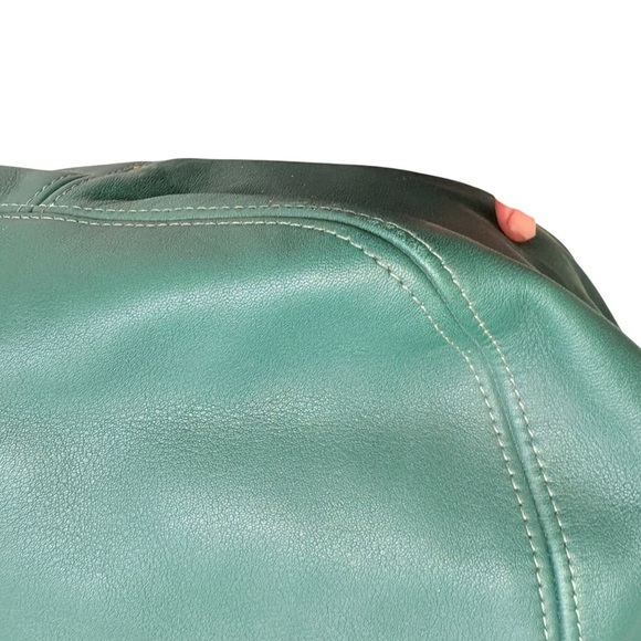 Coach rare vintage green leather large soho bag 4082 - Picture 7 of 14